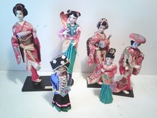 6 Clean Vintage Collectible Geisha Dolls & Other Opera Collectibles  picture