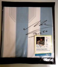 Maradona signed Argentina 1986 Legend Football Rare picture