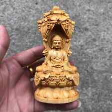 Wood Carving Figure Of The Three Saints of The West Buddhist Buddha Statue picture