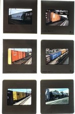 20 Slides Lot Train Car Rolling Stock Slide Lot Tank Covered Hopper Boxcar Photo picture
