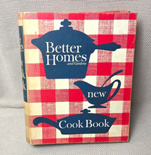 Vintage 1953 Better Homes and Gardens New Cook Book 5 Ring Binder Plaid Cover picture