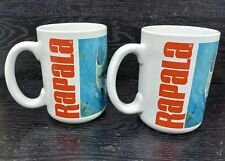 Lot of 2 Rapala Fishing Lures Coffee Mugs Largemouth Bass Wraparound AOP Cup picture
