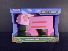 Minecraft Pig Money Bank New Paladone Mojang Pink Piggy Bank picture