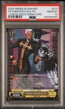 2024 White Black Jojo's Bizarre Adventure Father Pucchi & P.S Gold SIG PSA 10 picture