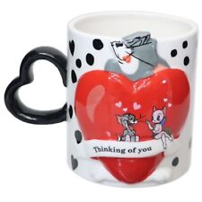 Tom & Jerry Ceramic Mug Cup LOVE Tom & Toodles Galore 280ml New Japan picture