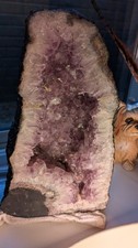 SPARKLING ,BEAUTIFUL DEEP, RICH, PURPLE AMETHYST GEODE STUNNING HEAVY picture