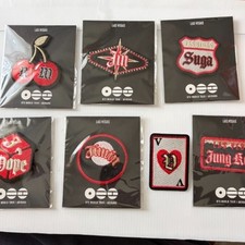 BTS World Tour Las Vegas Patches In Pack RM, Jin, Suga, J-Hope, Jimin,V, Jungkoo picture