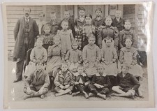 c1897 White Pond School Aiken County SC Class Photo Named Students Teacher picture