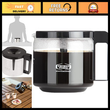 Technivorm 89830 1.25L Glass Carafe, for KBG Brewers, Clear/Black picture