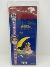 Disney Aladdin Princess Jasmine Watch HOPE Sealed Vintage Flip Top Card picture