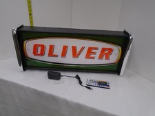 Oliver Tractor Emblem LED Display lighted sign lightbox Wall Hanging Light picture