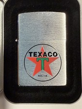 Zippo lighter TEXACO XVI 2000 double dated new in original labeled box picture