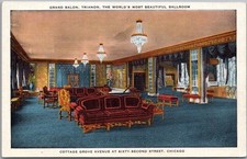 c1940s CHICAGO, Illinois Postcard TRIANON BALLROOM 