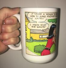 Archie Betty Veronica Awkward Innuendo Comic Panel LARGE 15 Oz White Ceramic Mug picture