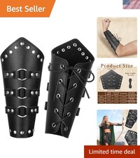 1 Pair Faux Leather Arm Bracers picture