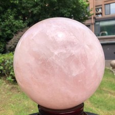 14.8LB Natural Pink Rose Quartz Crystal Sphere Ball Healing Reiki 1601 picture