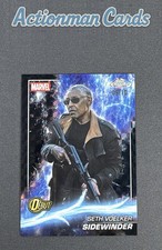 2025 Topps Chrome Marvel Studios Sidewinder #172 Debut Black Refractor /10 Card picture