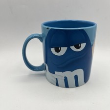 Vintage Big Blue M&M Candy Coffee Mug picture