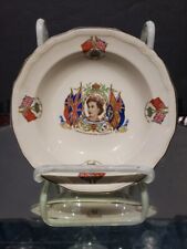 round  Dish Bowl Queen Elizabeth II Coronation 1953 Alfred Meakin China England picture