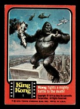 Kong fights a mighty battle to the death 1976 Topps King Kong #1 picture