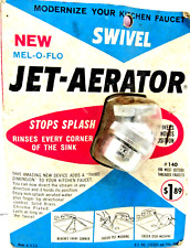 Vintage New Old Stock  Jet-Aerator Stop Splash Mel-O-Flo Price 1.89 #BI picture