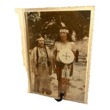 Antique Photograph of Native American Chief & Wife picture