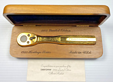 CRAFTSMAN 1945 Heritage Series 22k Gold Plated Ratchet 44811 -VU- Series USA picture