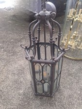 Vintage Georgian Style Beveled 4 Light Pendant Light picture