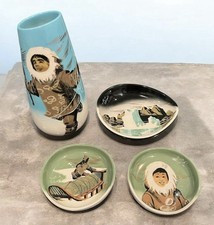 MCM 1950s/ 1960s Sascha Brastoff, Mathew Adams Alaskan Ceramic Collection. picture
