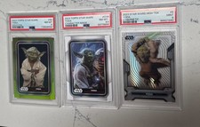 2023 Topps Star Wars High Tek Yoda And More Bundle Of 3 PSA Cards picture