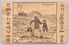 Vintage J.R. Williams Out Our Way Humor Postcard Thirst Cowboy Comic picture