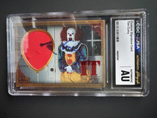 Tim Curry Signed 2024 WB IT Horror Autographed Pennywise clown suit card cgc jsa picture