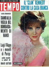 TEMPO 1965/31=GINA LOLLOBRIGIDA=TIGER SHARK EDOARDO DE PAOLI=ANNA MAGNANI= picture
