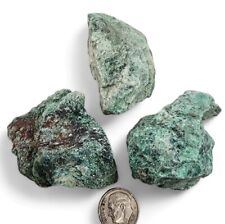 Green Fuchsite Crystal Pieces Brazil 156 grams. 3 Piece Lot picture
