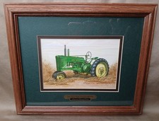 Vintage John Deere Model B Styled (1939-1952) Framed Print - Edward C. Schaefer picture