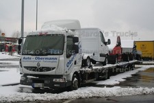 Truck photo Renault Midlum Car transporter Germany white Auto - Obermann, #c4xr picture