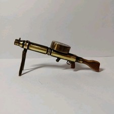 Handmade Bronze Table Lighter ,  Petrol Lighter Military Vintage Style. picture
