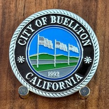 City of Buellton CA 30th Anniversary Double Sided Challenge Coin  W#33 picture