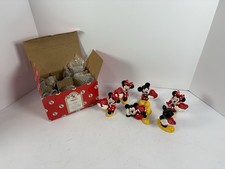 Enesco Disney Mickey Minnie Figurines Set 6 Valentines Hearts Classic picture