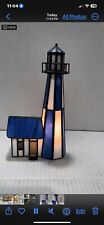 Musical Stained Glass Lighthouse Century Lights Collection picture
