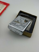 Vintage 1967 Zippo Vietnam War 1st Cavalry Huey Helicopter Map Lighter picture