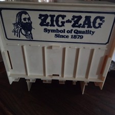 Vintage Zig Zag Papers 6 Slot Double Sided Plastic Counter Dispenser Display   picture