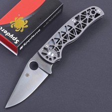 2025 New Skeleton Titanium Handle Light Weight Easy Carry Tactical Pocket Knife picture
