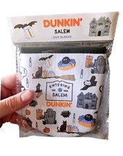 Salem MA x Dunkin' Donuts 2026 Entering Salem Sign Drink Cup Sleeve for Tumblers picture