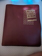 Vintage Match Cover Album 566 Matchbook Covers Travel Souvenir Collection Book picture