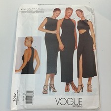 Donna Karan Signature Vintage Vogue 2067 Sewing Pattern 14-16-18 picture