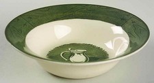 Royal Colonial Homestead Green Rimmed Cereal Bowl 7510242 picture