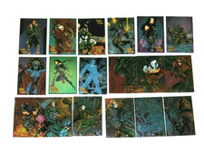 1995 CYBER FORCE ALL-CHROMIUM CYBER OPTICS 18 INSERT CARD SET TOP COW HEATWAVE picture
