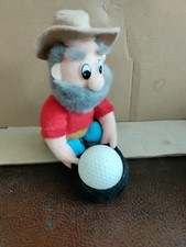 Alaskan Stuffed Miner Souvenir struck Gold? struck Golf picture