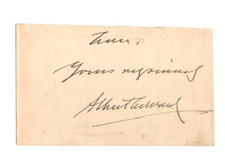 Albert Edward, King Edward VII Signed Letter Clip / Autographed picture